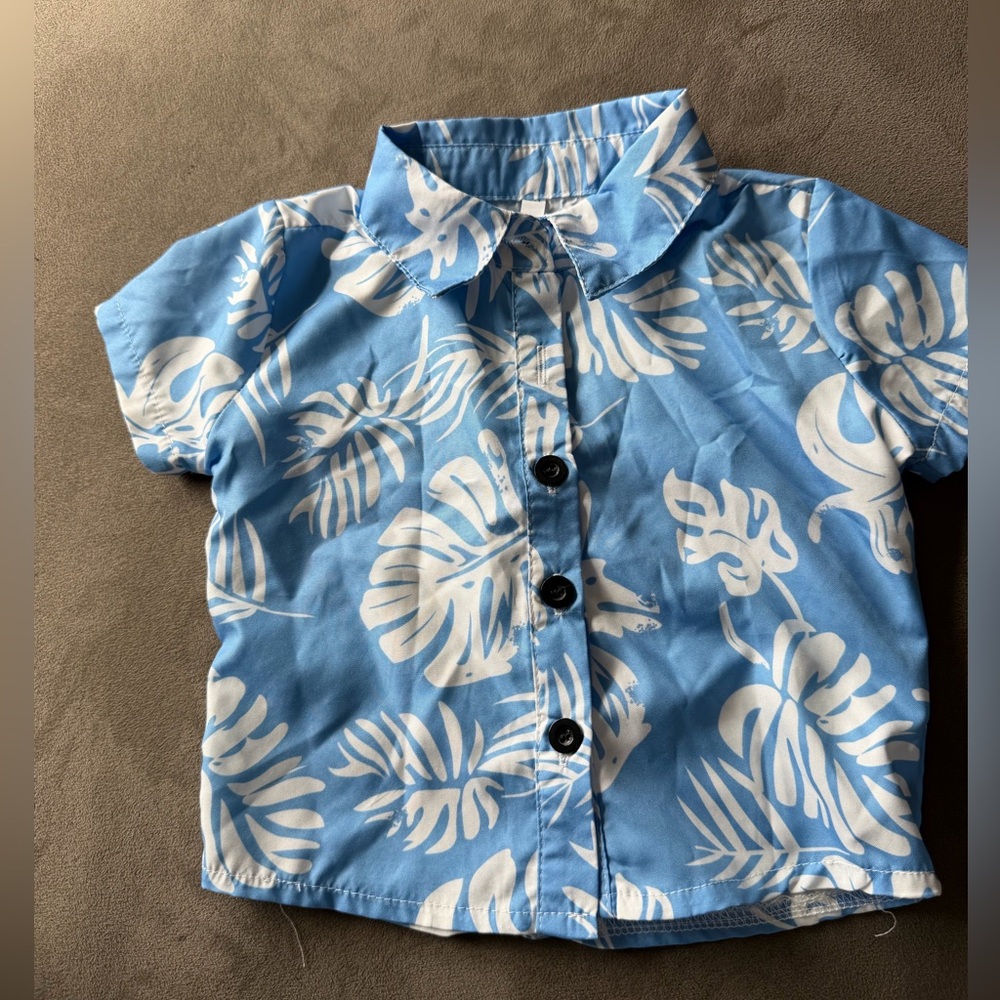 Baby Boy Tropical Print Short-Sleeve Shirt 3-6 months